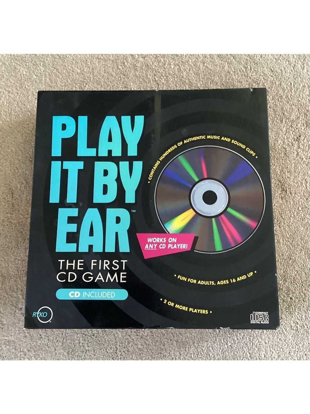 Ryko Play It By Ear CD Game - Black